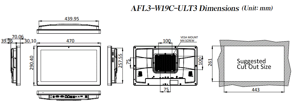 Картинка AFL3-W19C-ULT3-i5/PC/4G  